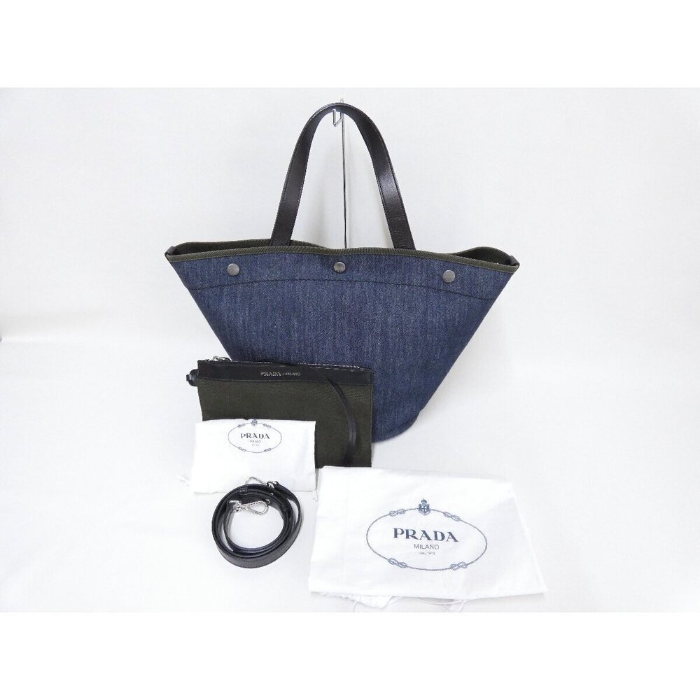 PRADA Denim Tote Bag New
